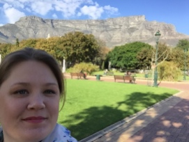 View of Table Mountain from Company's Garden, Cape Town, South Africa, 2015